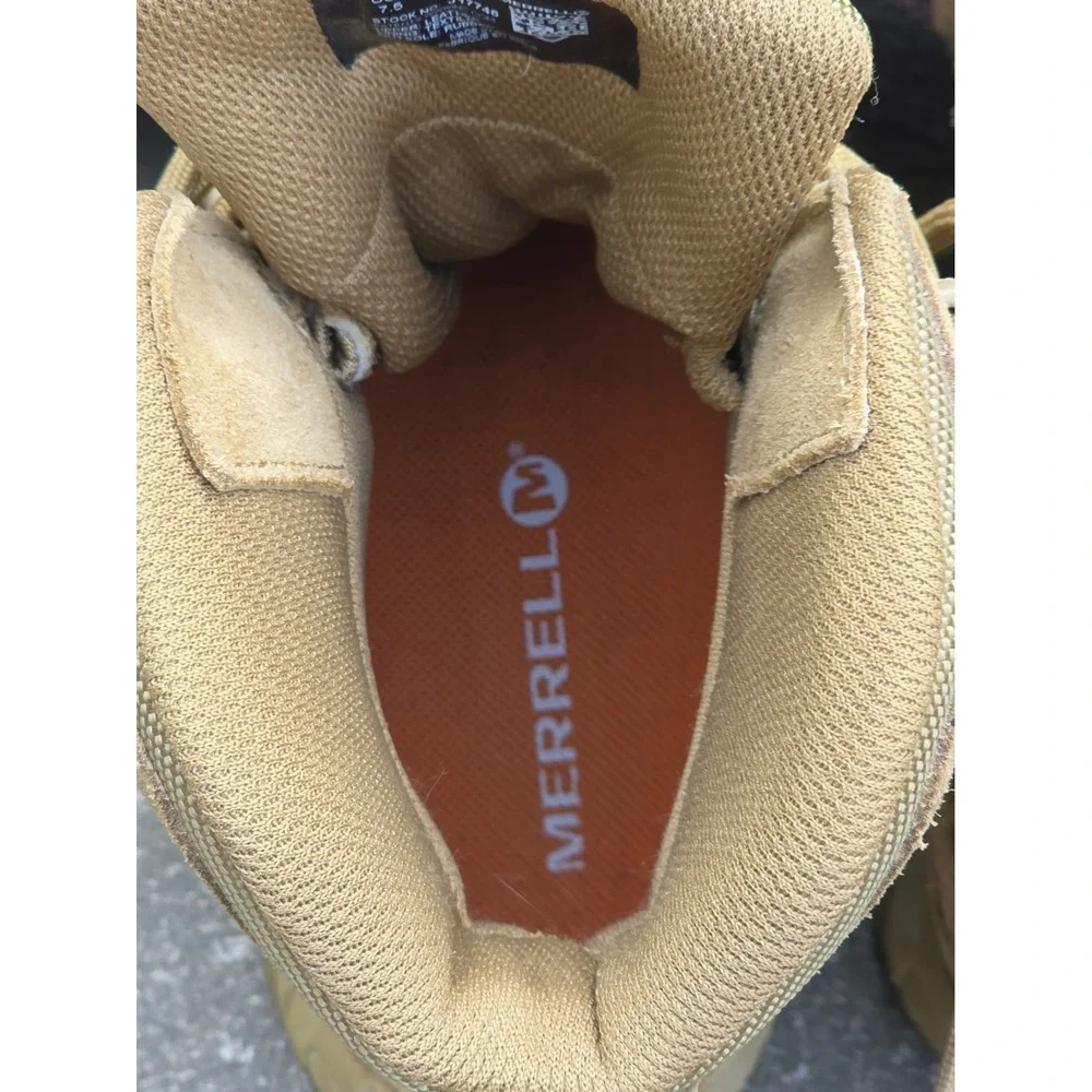Merrell Tactical Combat Boots Men's 7.5 J17746 Desert Tan